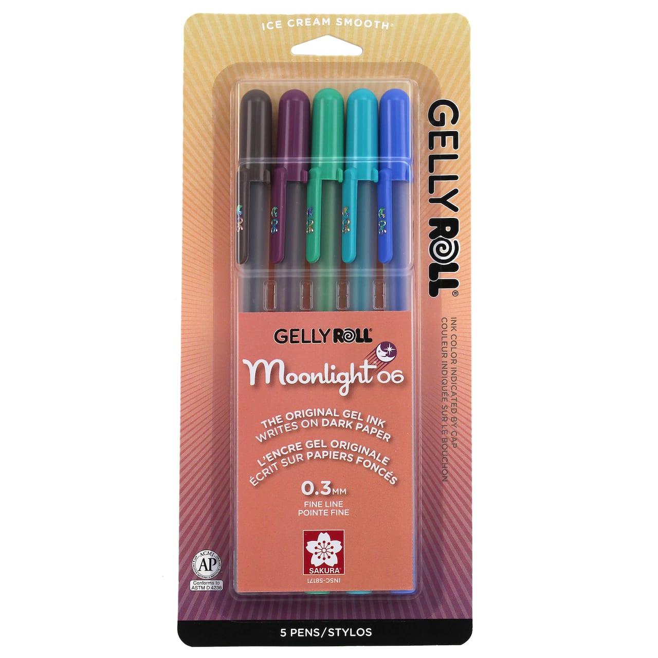 6 Packs: 5 ct. (30 total) Gelly Roll® Moonlight® 06 Fine Point Twilight Gel Pens